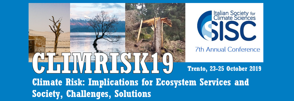 Clima Risk 2019 banner in home